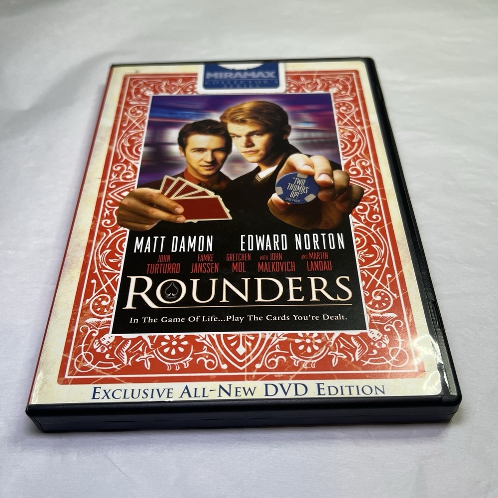 Rounders‎ (DVD, 1998) Directory Commentary Matt Damon Edward Norton